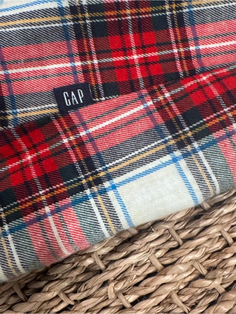 Gap Kids Plaid Long-Sleeve Dress